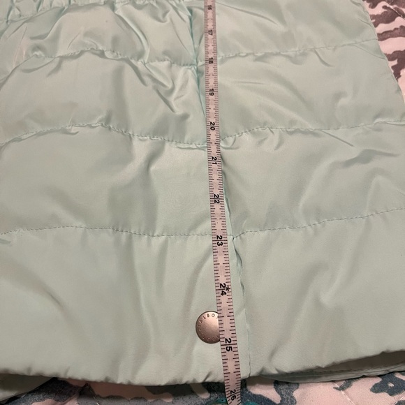 NEW Talbots Mint Faux Fur Puffer Vest size OX plus - Picture 12 of 14